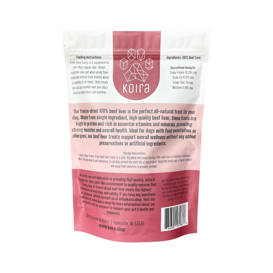 Freeze-Dried Beef Liver Dog Treats
