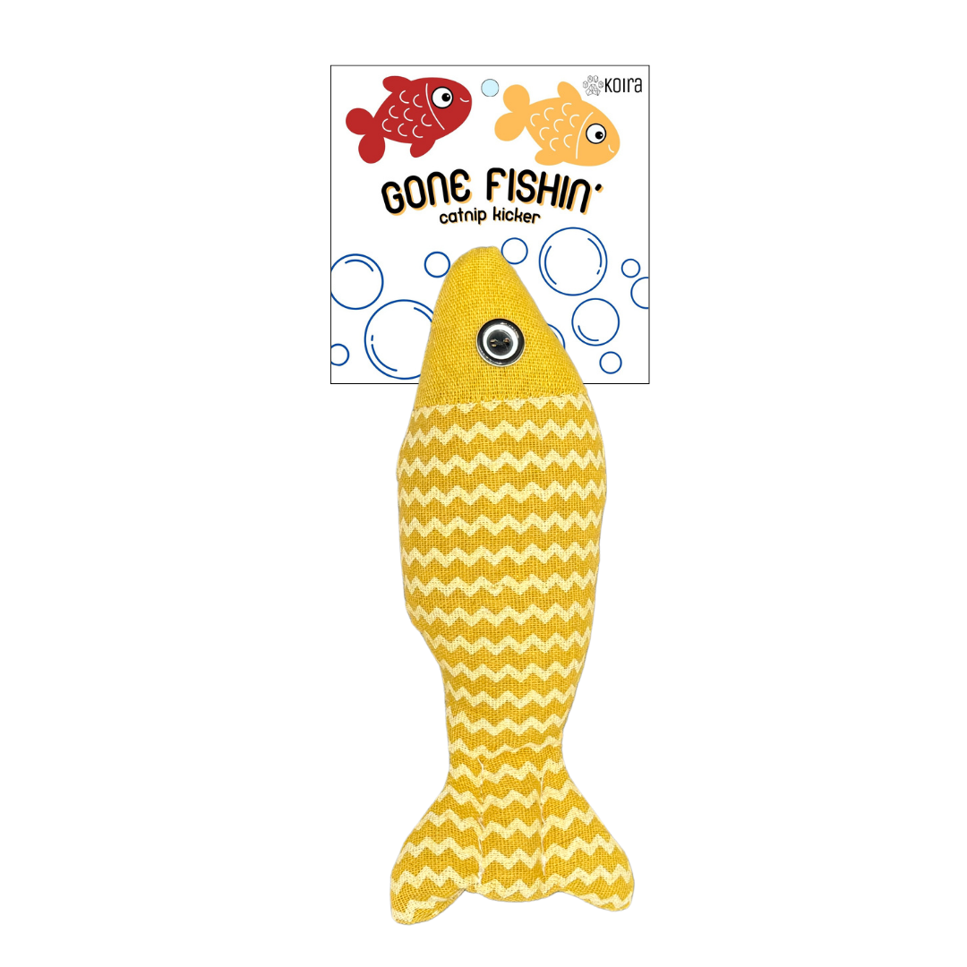 Gone Fishin' Fish Catnip Kicker Cat Toy