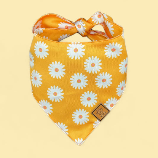 Yellow Flower Dog Bandana