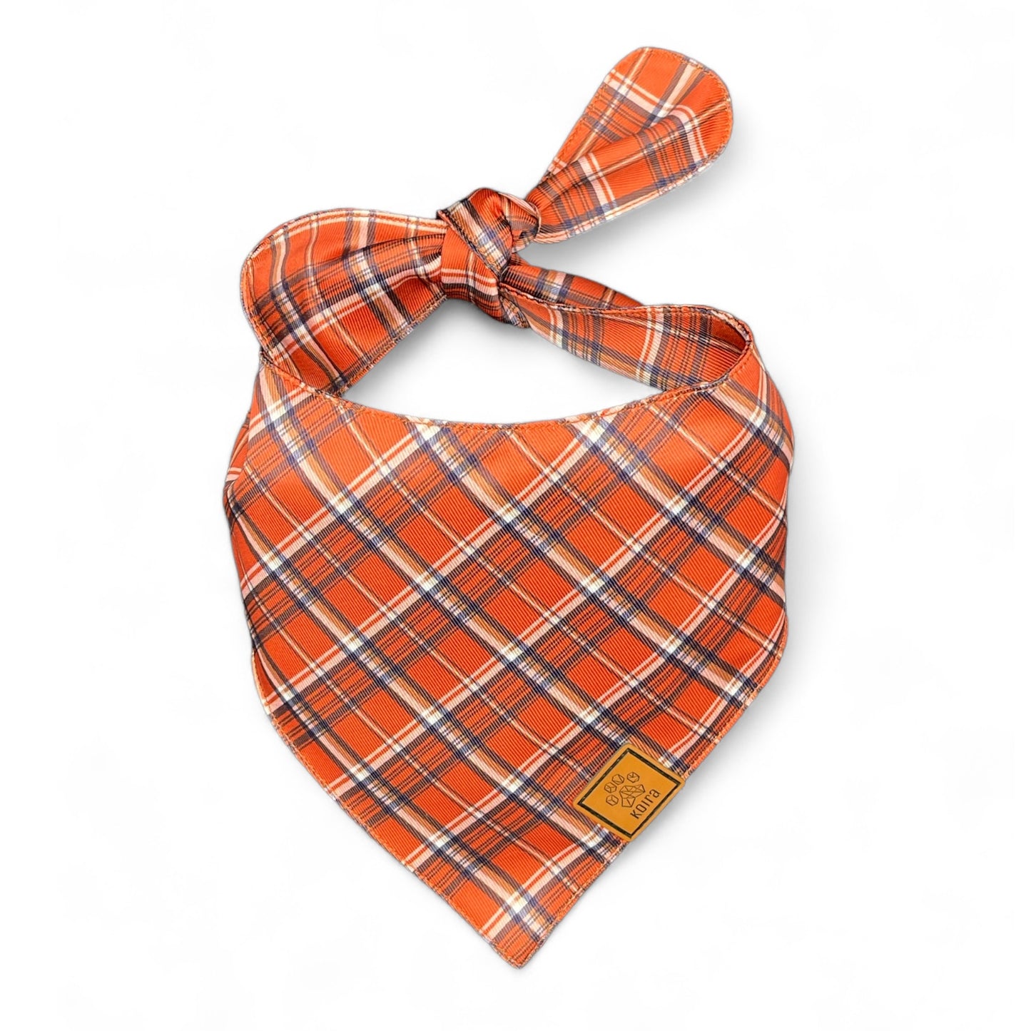 Fall Plaid Dog Bandana