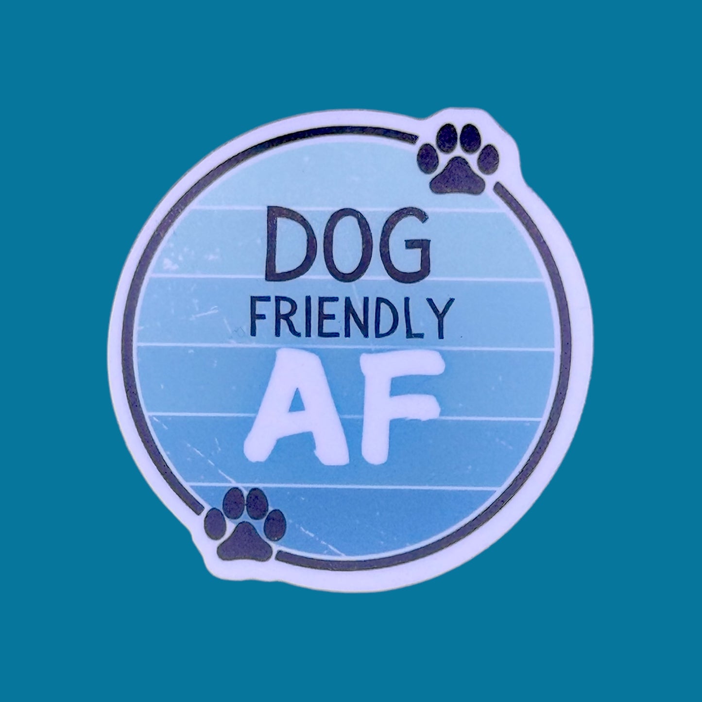 Dog Friendly AF Vinyl Sticker