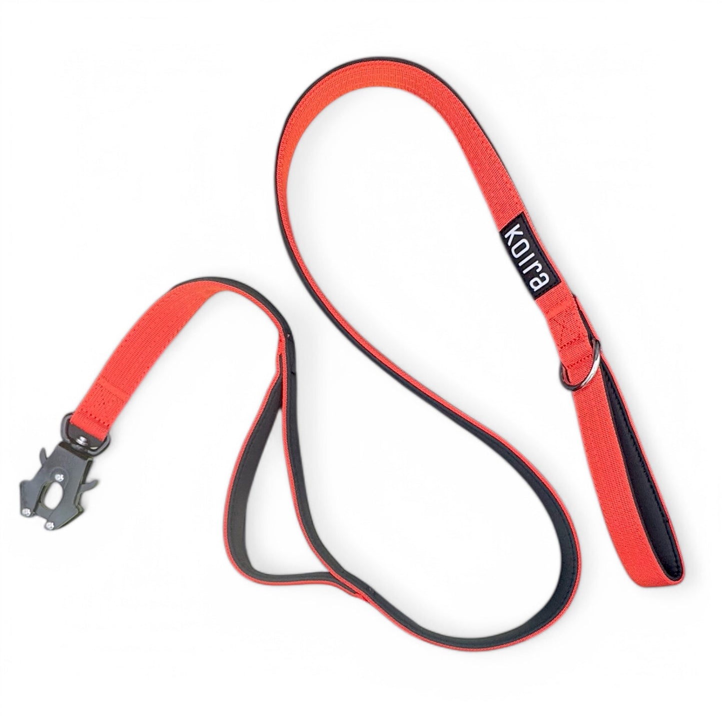 Orange Dual-Handle 5 ft Dog Leash