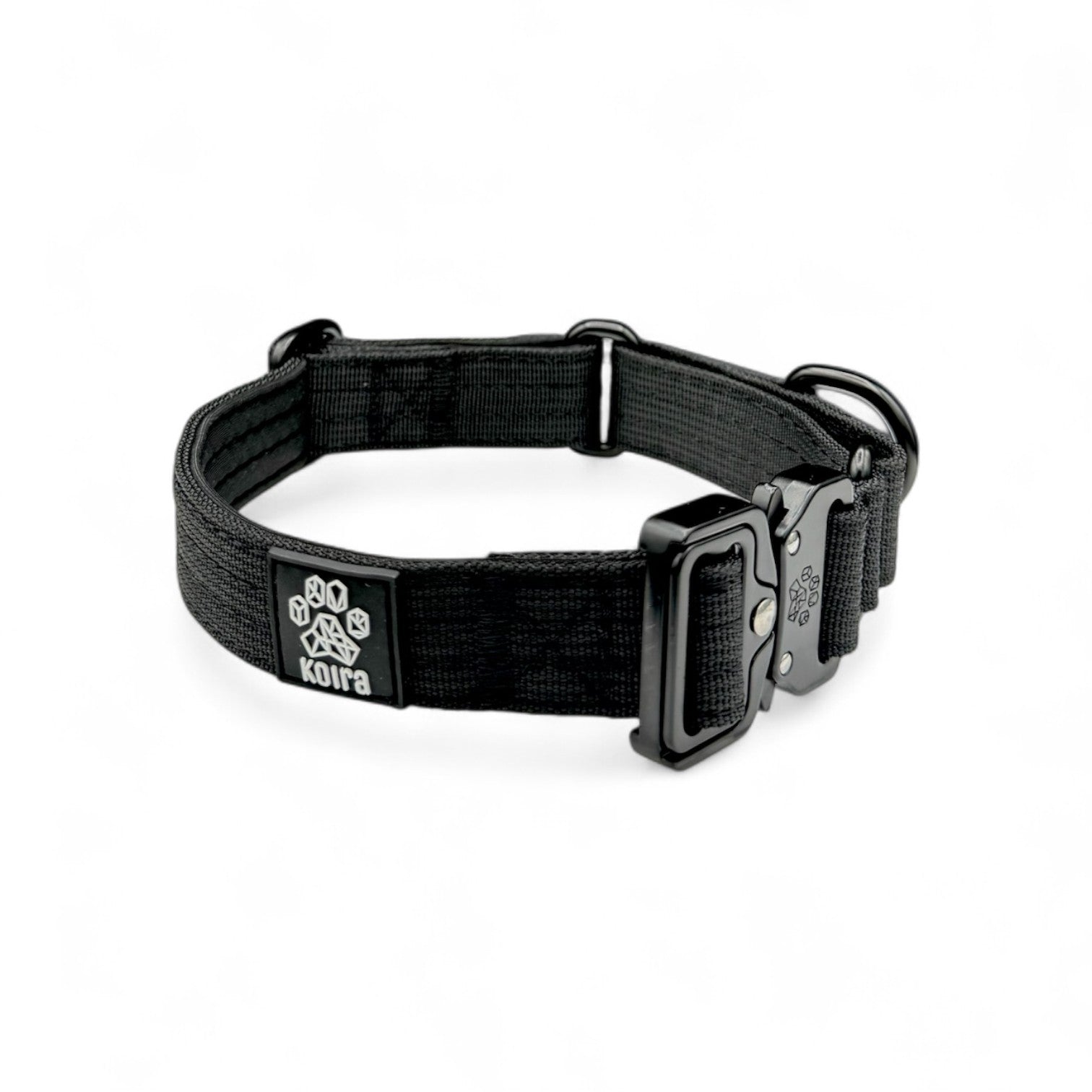 Black Koira Martingale Dog Collar – Essential Line