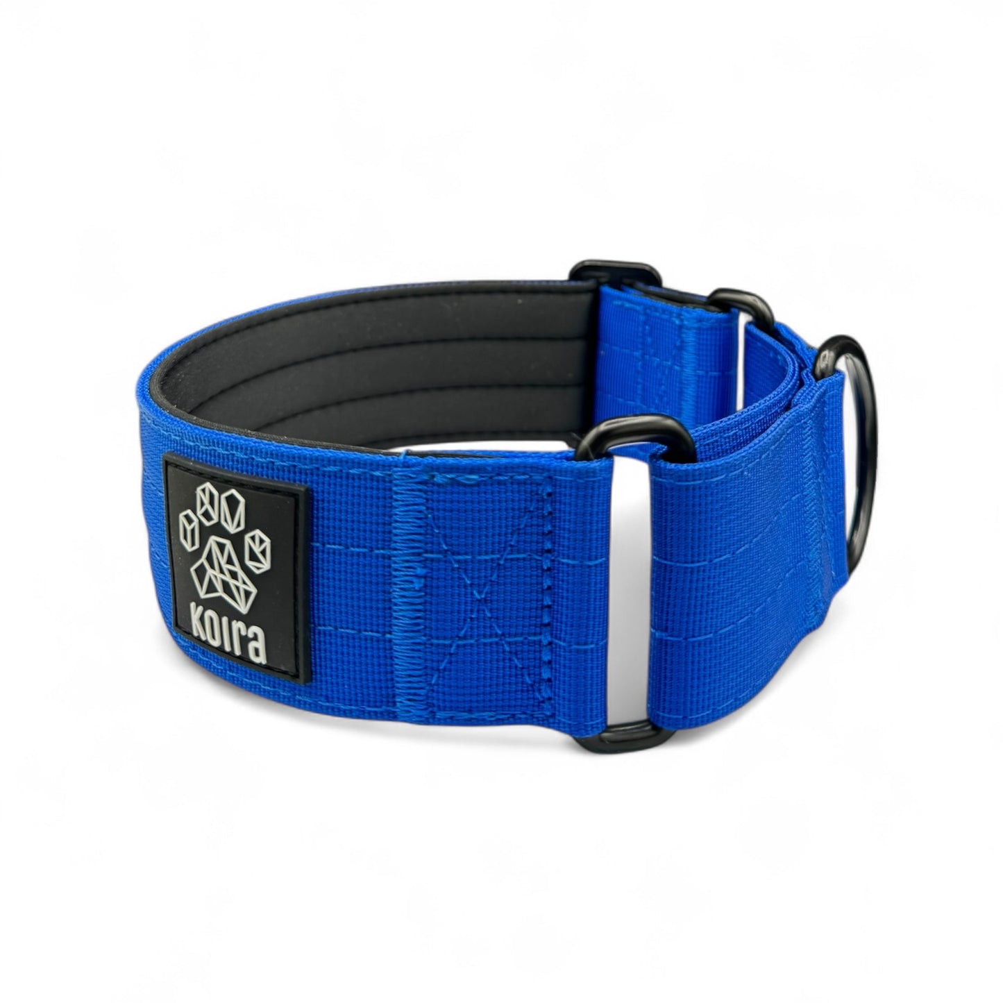 Blue Koira Sighthound Collar – No-Buckle Martingale