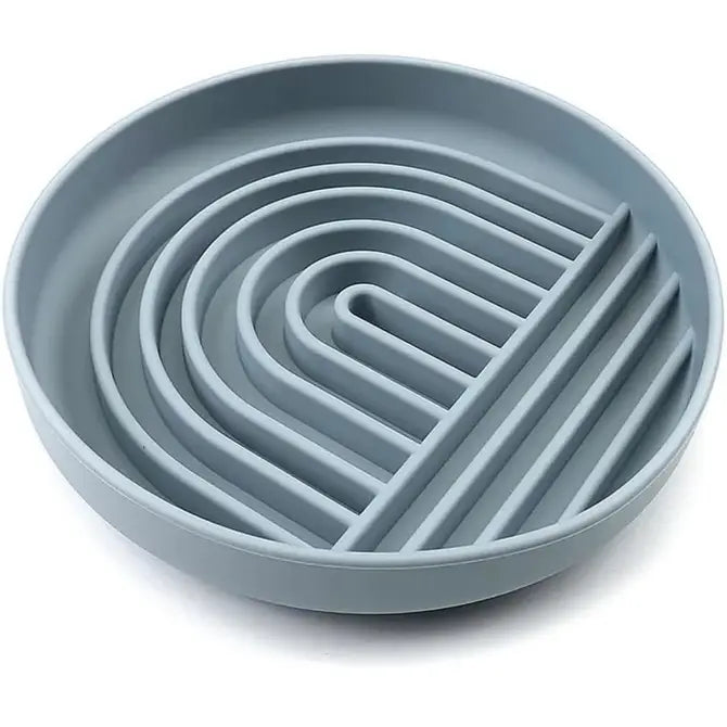Rainbow Silicone Slow Feeder Lick Mat with Suction