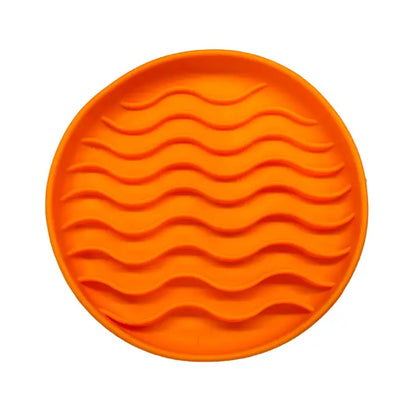 Wave Silicone Slow Feeder Lick Mat with Suction