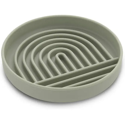 Rainbow Silicone Slow Feeder Lick Mat with Suction