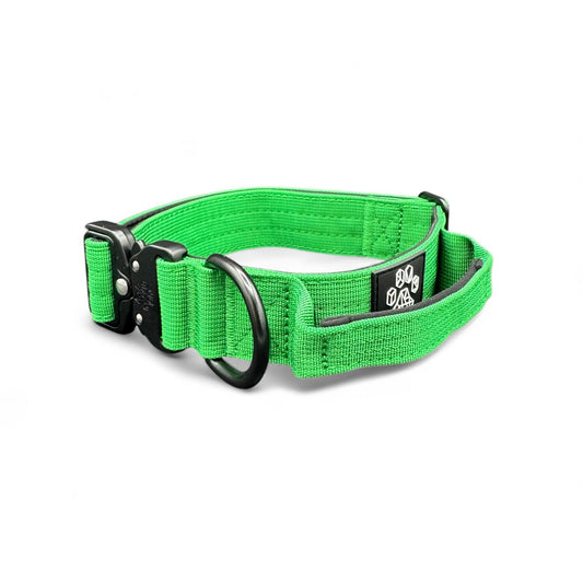 Green Tactical Style Dog Collar
