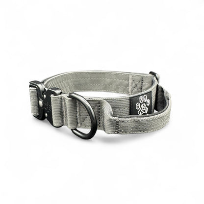 Gray Tactical Style Dog Collar