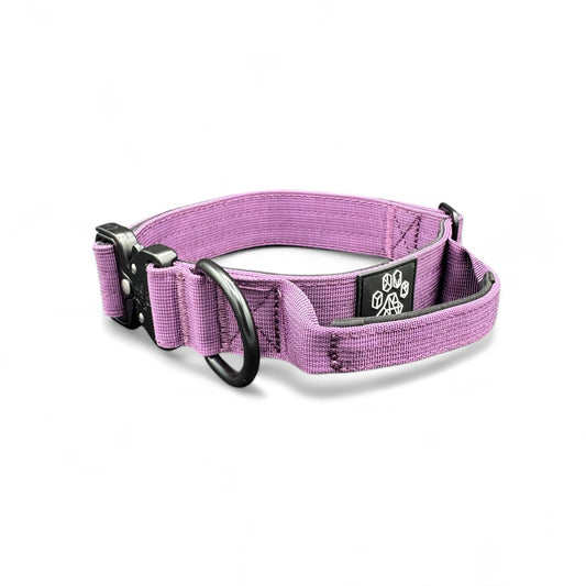 Purple Tactical Style Dog Collar
