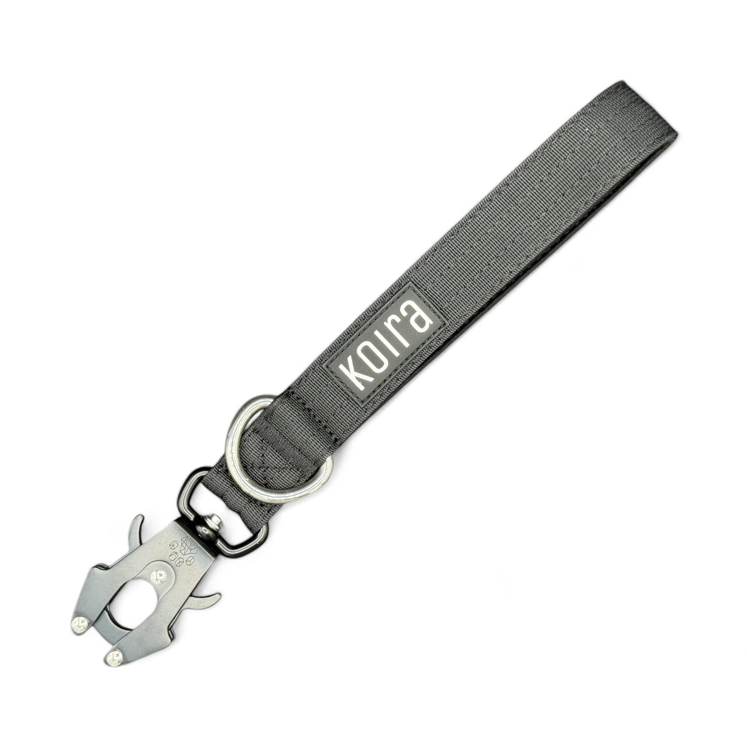 Black Dog Traffic Leash - 12 Inch Durable Lead