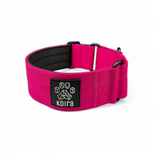 Pink Koira Sighthound Collar – No-Buckle Martingale