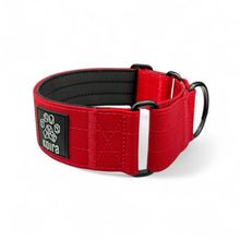 Red Koira Sighthound Collar – No-Buckle Martingale
